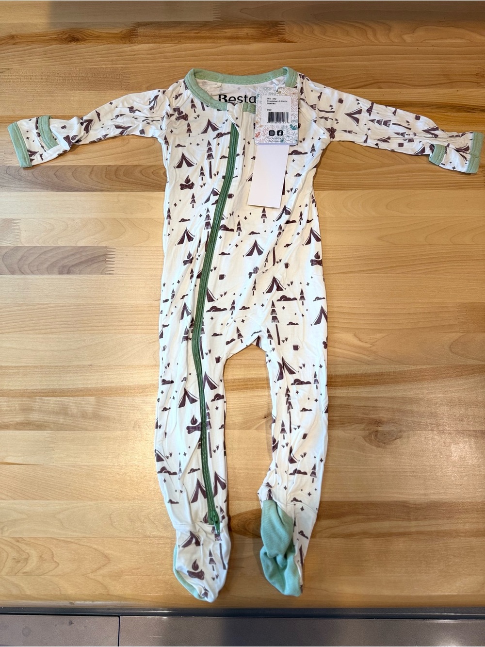 NWT Bestaroo Camping Footie Sleeper 3-6mo